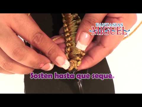 Como Hacer Unas Sandalias Con Flor Dorada - YouTube