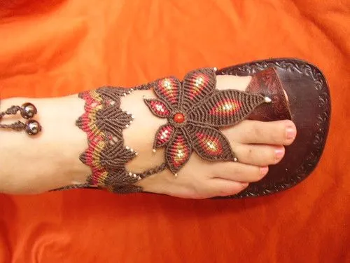 Sandalias macrame cris - Imagui