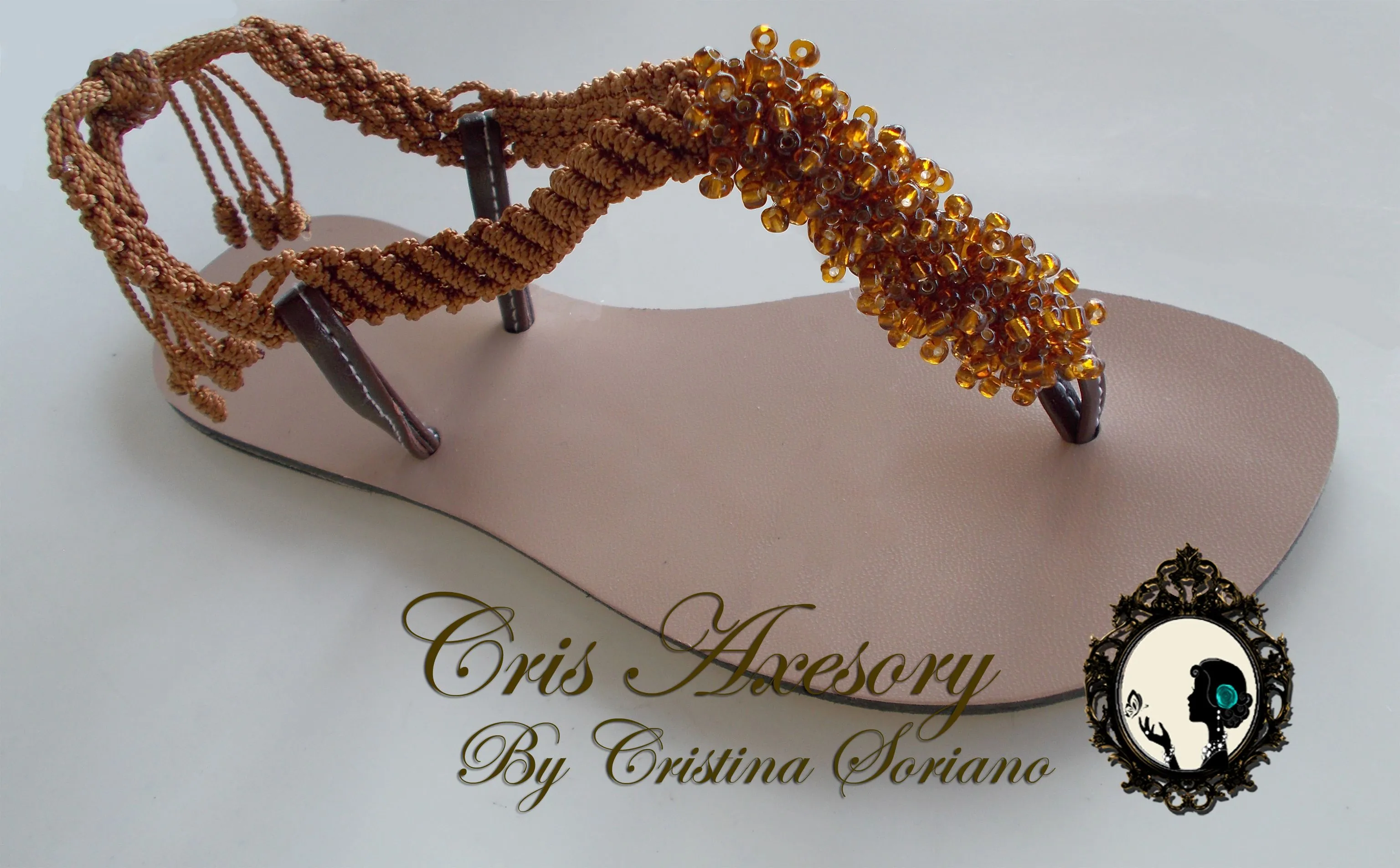 sandalias macrame tejidas | Cris Axesory