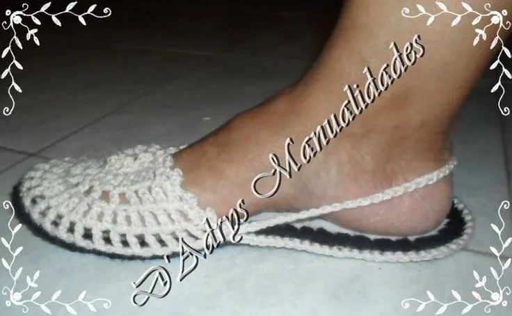 Sandalias tejidas | D Adrys Manualidades Tejidas en Crochet y Dos ... Sandalias tejidas | D Adrys Manualidades Tejidas en Crochet y Dos ...