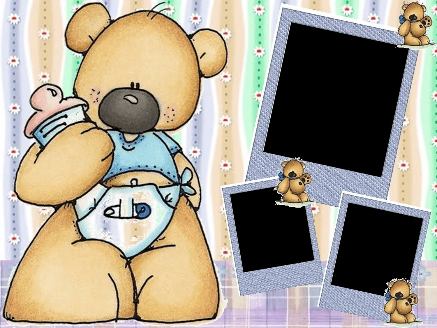 sandra molduras digitais: URSINHO BEBE