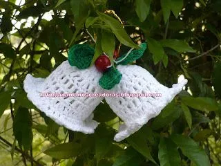 SANDRAMARIA Y SUS CROCHET: CAMPANITAS NAVIDEÑAS. SANDRAMARIA Y SUS CROCHET: CAMPANITAS NAVIDEÑAS.