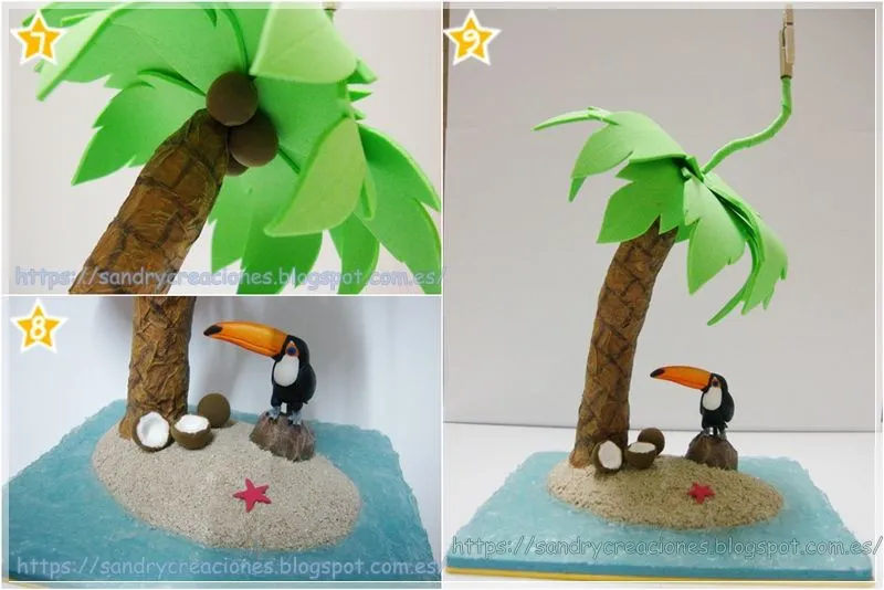 SanDryCreaciones: Portafotos Tropical