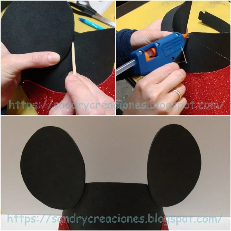 SanDryCreaciones: Viseras de Mickey y Minnie en Goma Eva para Niños SanDryCreaciones: Viseras de Mickey y Minnie en Goma Eva para Niños