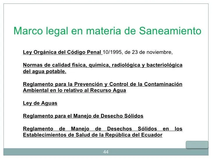 Saneamiento ambiental