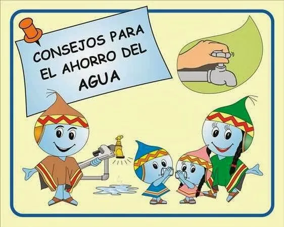 n Sanitaria: Ahorra el agua. Educació