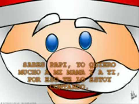 santa claus le dio un beso a mamá - YouTube