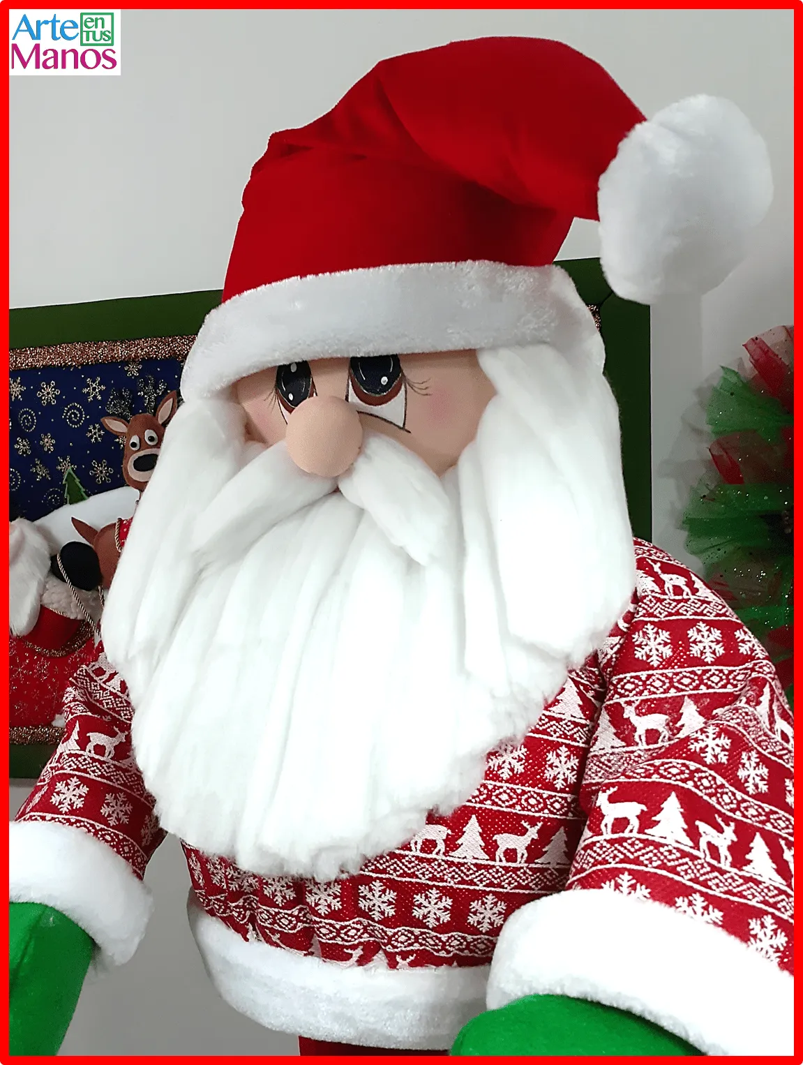 Cómo hacer un Santa Claus Grande 1.10 mt Paso a Paso - Arte en Tus Manos con Lili y Sam Cómo hacer un Santa Claus Grande 1.10 mt Paso a Paso - Arte en Tus Manos con Lili y Sam