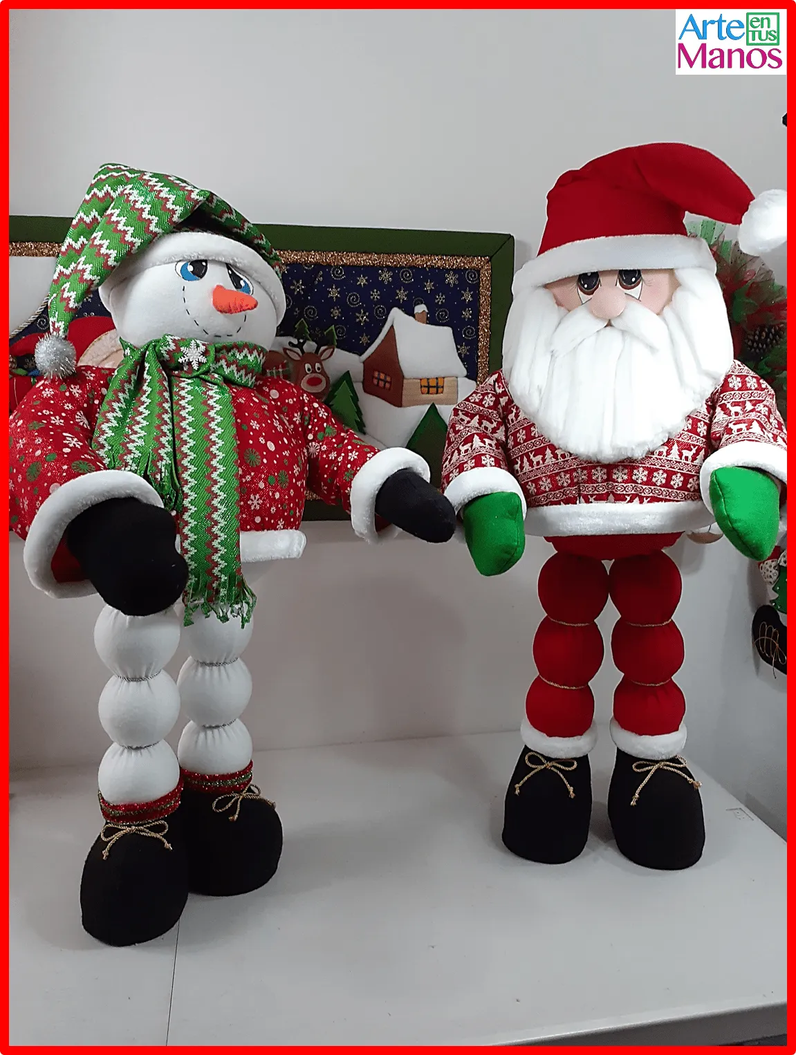 Cómo hacer un Santa Claus Grande 1.10 mt Paso a Paso - Arte en Tus Manos con Lili y Sam Cómo hacer un Santa Claus Grande 1.10 mt Paso a Paso - Arte en Tus Manos con Lili y Sam