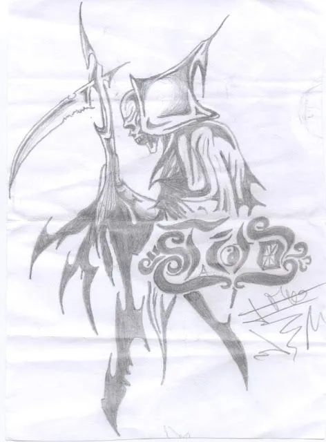 Dibujos de muerte a lapiz - Imagui