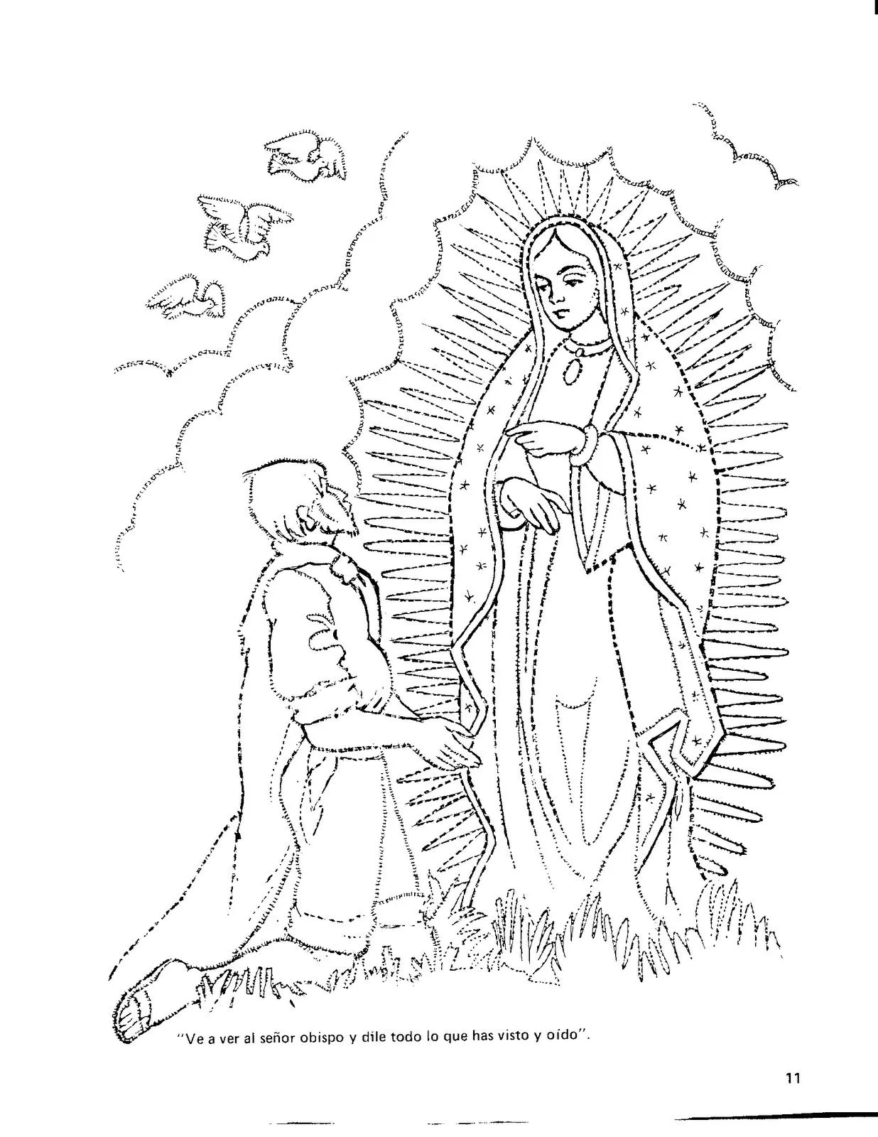 SANTA TERESA DE AVILA: DIBUJOS NUESTRA SEÑORA DE GUADALUPE SANTA TERESA DE AVILA: DIBUJOS NUESTRA SEÑORA DE GUADALUPE