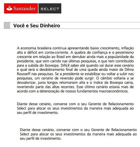 Santander RECUA e demite funcionários diante de pressões da ... Santander RECUA e demite funcionários diante de pressões da ...