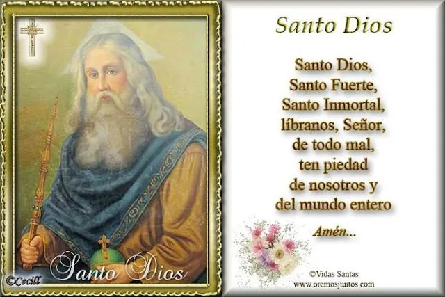 La Santidad como tarea.: ORACIONES A DIOS