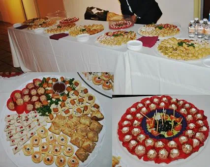 Mesa de bocadillos para boda - Imagui