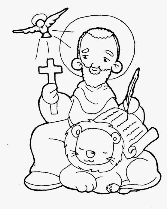 Santoral Católico ®: Virgen y Santos para Colorear Santoral Católico ®: Virgen y Santos para Colorear