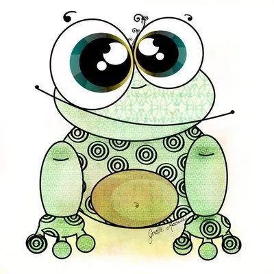 Dibujo de sapitos - Imagui