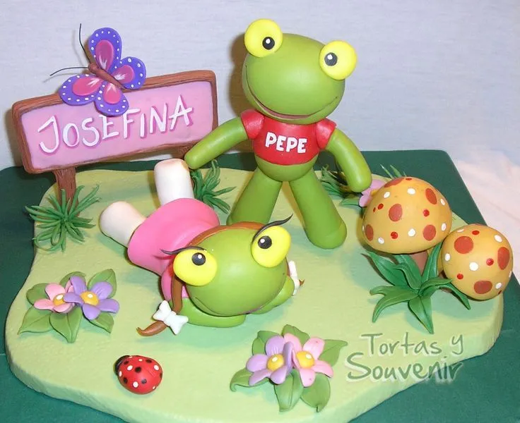 Sapo Pepe y Pepa, porcelana fria | Porcelana fria | Pinterest Sapo Pepe y Pepa, porcelana fria | Porcelana fria | Pinterest