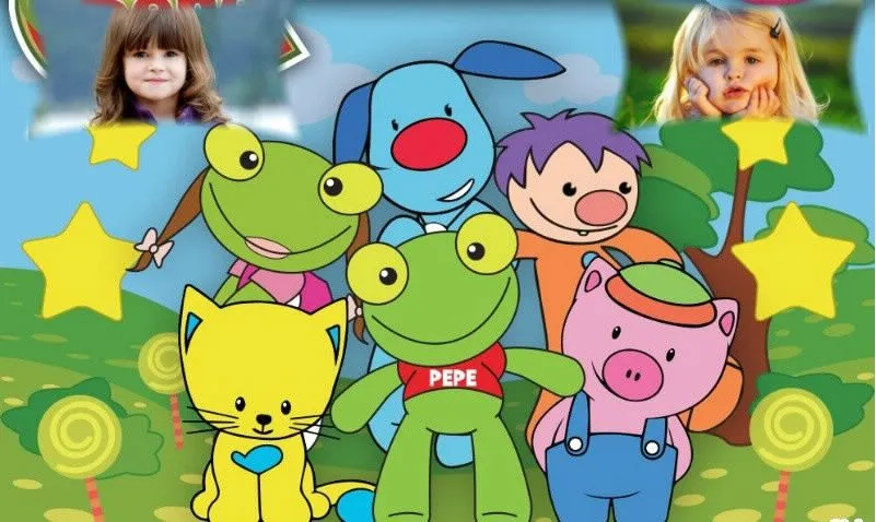 Fotomontajes de Sapo Pepe y sus amigos | Fotomontajes infantiles Fotomontajes de Sapo Pepe y sus amigos | Fotomontajes infantiles