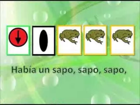 había un sapo en pictogramas - YouTube