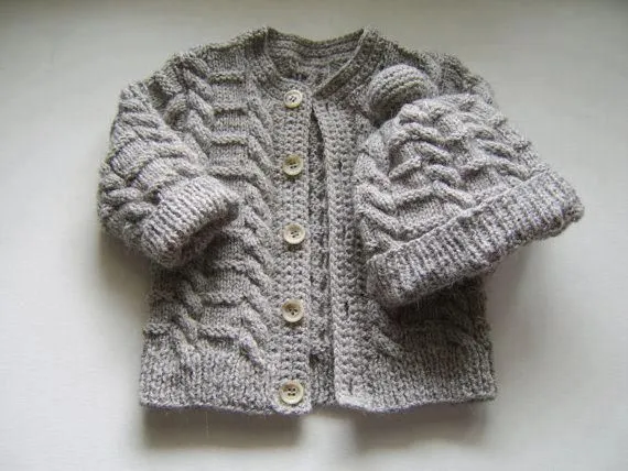 Saquito a crochet para bebé tejido con 2 hexágonos sin calado ... Saquito a crochet para bebé tejido con 2 hexágonos sin calado ...