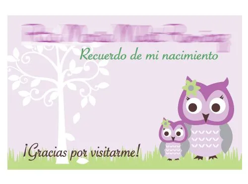 Diseños de tarjetas para recuerdos de nacimientos - Imagui