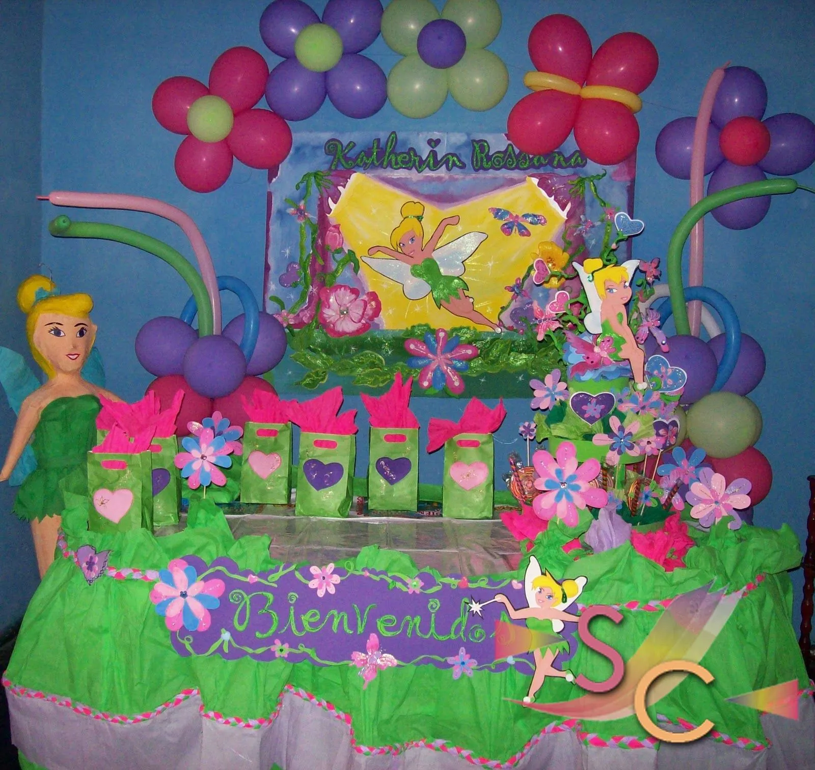 Sara´sCreativa: DECORACION: Fiesta Infantil // Motivo Campanita Sara´sCreativa: DECORACION: Fiesta Infantil // Motivo Campanita