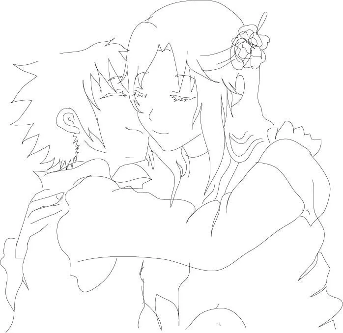 Sasuke and Mikoto by Arumy on DeviantArt