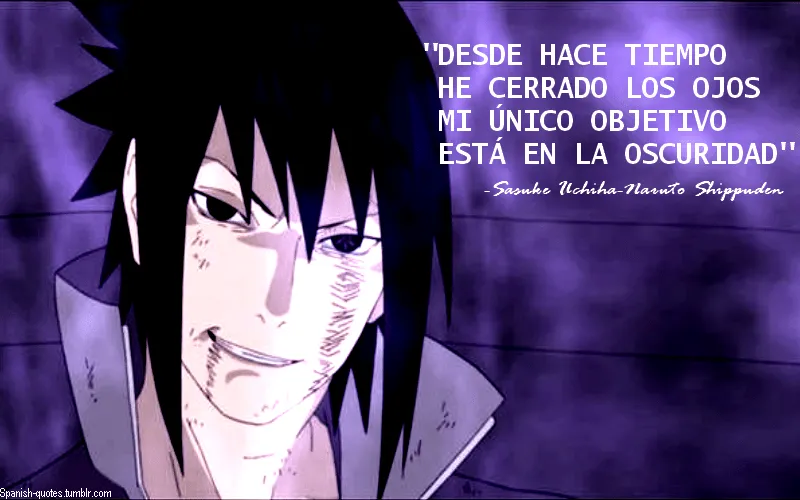 Imagenes de sasuke con frases de amor - Imagui