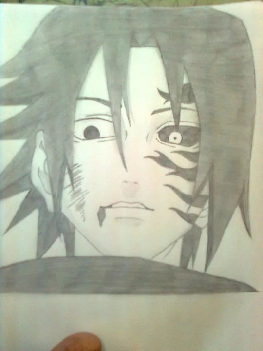 Sasuke Marca De Maldicion por HaruTooru | Dibujando