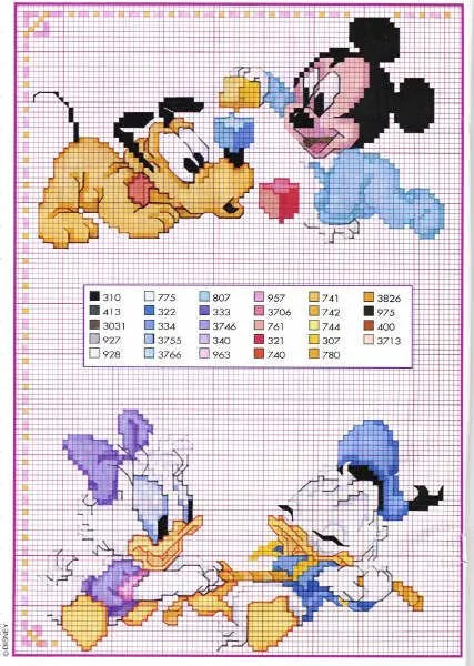Schemi punto croce - PERSONAGGI DISNEY | Pensa&Realizza Schemi punto croce - PERSONAGGI DISNEY | Pensa&Realizza