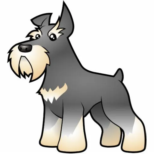 Schnauzer del dibujo animado imán fotoescultura | Zazzle Schnauzer del dibujo animado imán fotoescultura | Zazzle