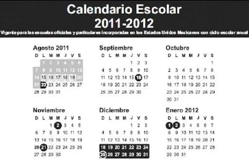 School Calendar 2011 – 2012 – Calendario Escolar » Jaltemba Jalapeño School Calendar 2011 – 2012 – Calendario Escolar » Jaltemba Jalapeño