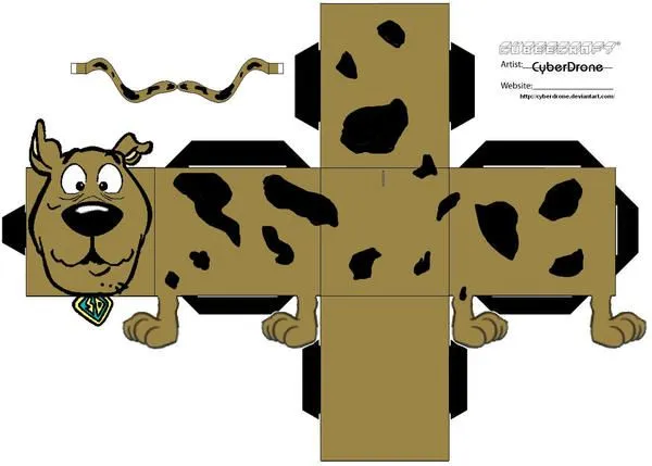 Scooby Doo Custom Cubeecraft Templates by CyberDrone on deviantART