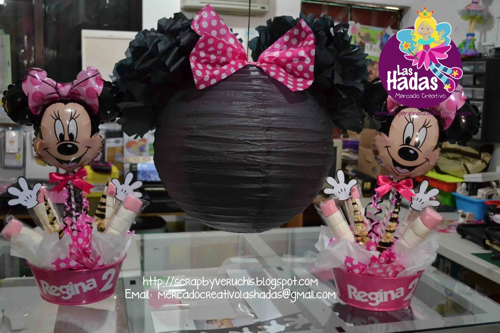 Decoración de Minnie Mouse rosa - Imagui