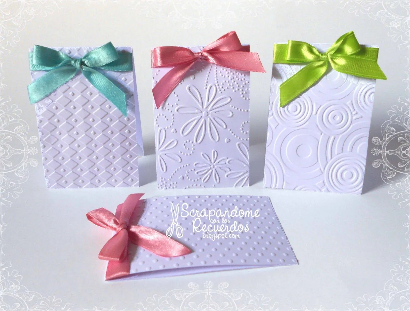 Scrapandome Con Los Recuerdos: Invitaciones de Bautizo Scrapandome Con Los Recuerdos: Invitaciones de Bautizo