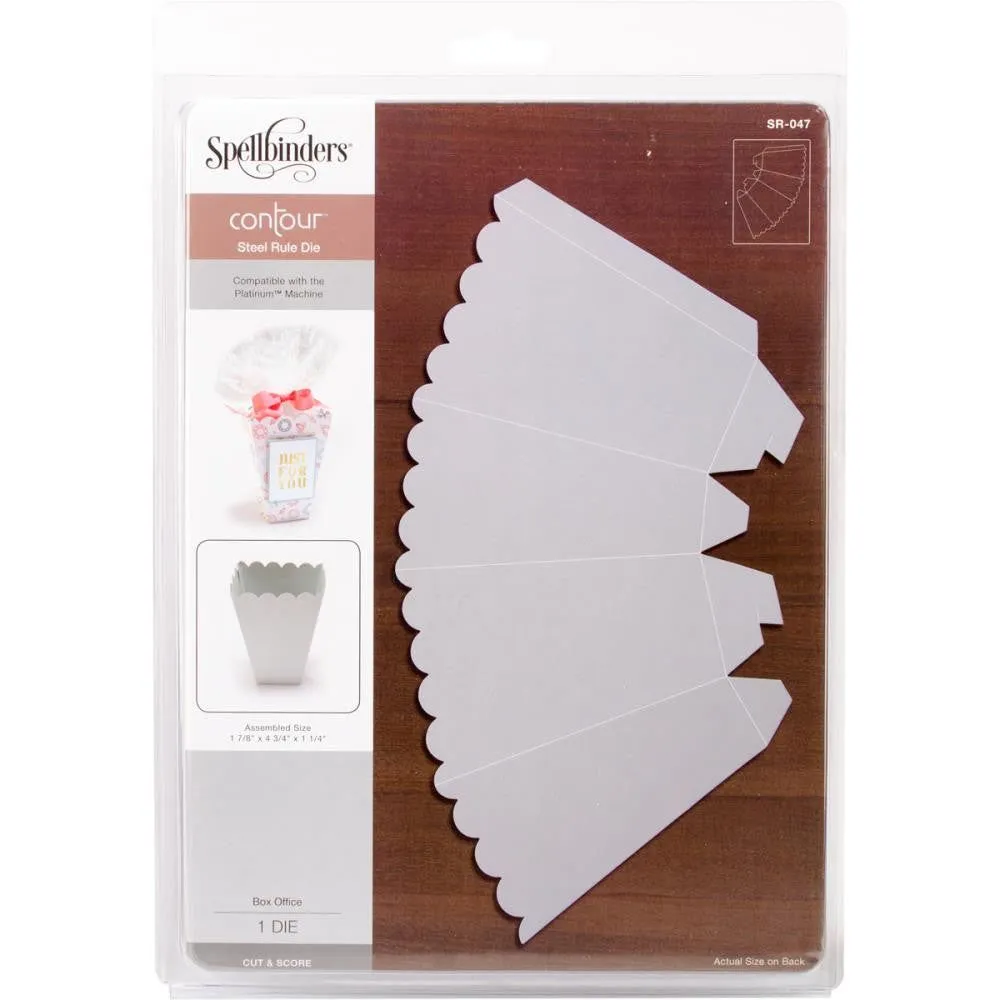 Scrapbook Suaje Cajas Palomita Dulce Troquel Big Shot Sizzix - Hobbees Scrapbook Suaje Cajas Palomita Dulce Troquel Big Shot Sizzix - Hobbees