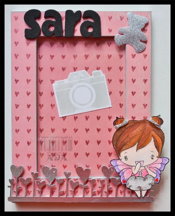 SCRAPBOOKING: MARCO PARA SARA | Aprender manualidades es facilisimo. SCRAPBOOKING: MARCO PARA SARA | Aprender manualidades es facilisimo.