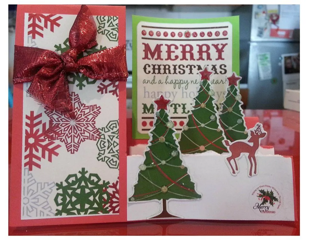 scrapbooking navidad adorno | Aprender manualidades es facilisimo.