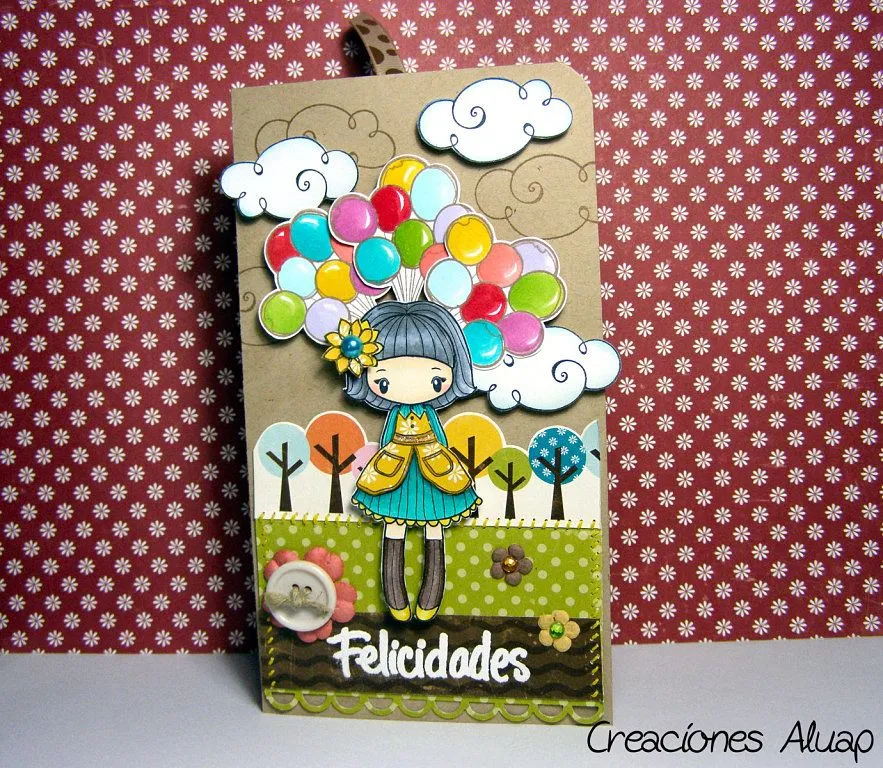 scrapbooking tarjeta cumpleanos marcapaginas | Aprender ... scrapbooking tarjeta cumpleanos marcapaginas | Aprender ...