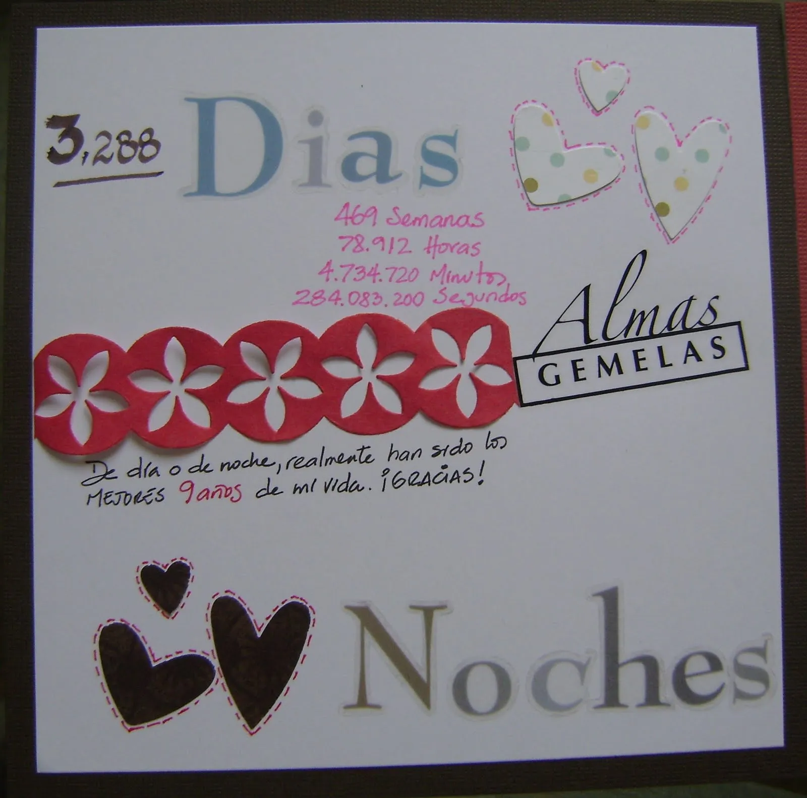 ScrapFriends & Family: ¡Feliz 9no Aniversario de Bodas!