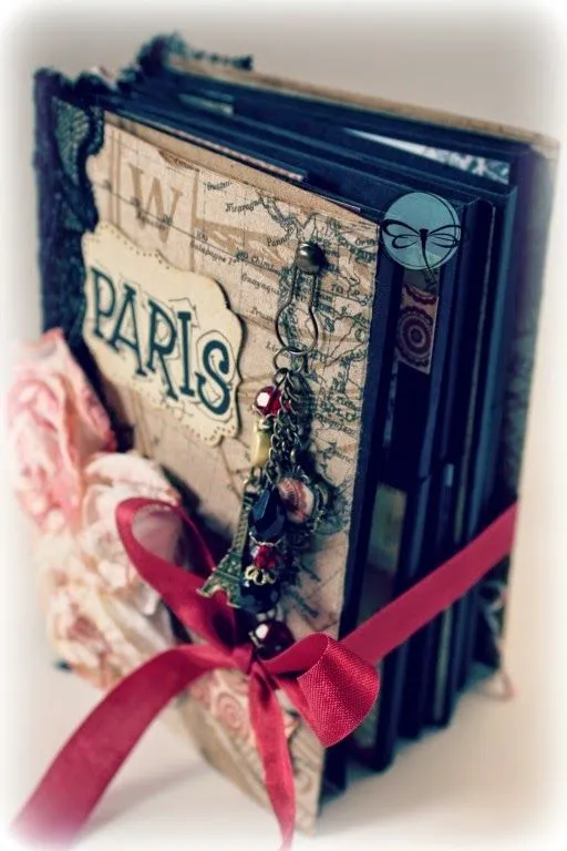 Scraptella: Mini album vintage: PARIS!!