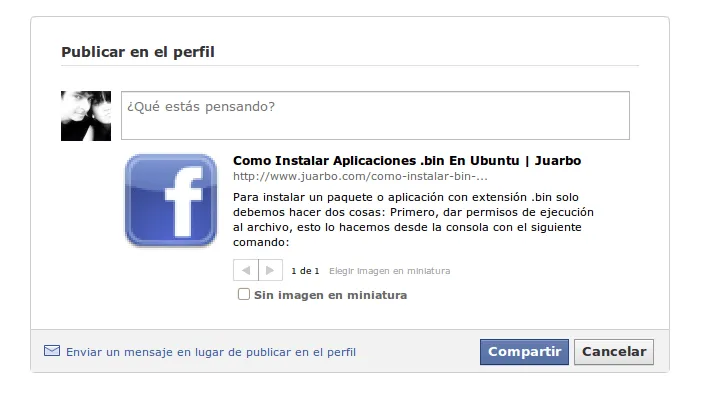 Hacer Tu Propio Script Para Compartir Entradas En Facebook [Wordpress]