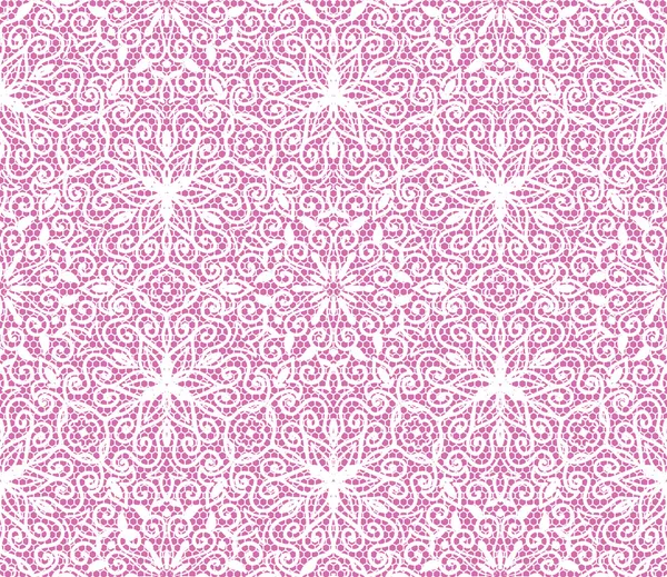 Seamless lace floral pattern on pink background — Stock Vector ... Seamless lace floral pattern on pink background — Stock Vector ...
