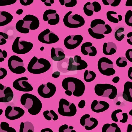 Seamless pink leopard texture pattern Vector Illustration ... Seamless pink leopard texture pattern Vector Illustration ...