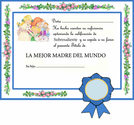 Diploma y pergamino dia de la madre para imprimir - Imagui Diploma y pergamino dia de la madre para imprimir - Imagui