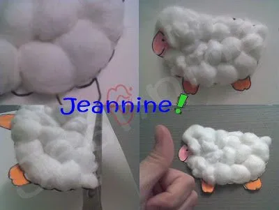 PASO A PASO CON JEANNINE: COMO HACER SUAVES OVEJITAS PASO A PASO CON JEANNINE: COMO HACER SUAVES OVEJITAS