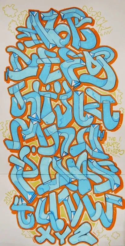 SECK ONE - GRAFFITI ALPHABET 2015 | SECK DESIGN