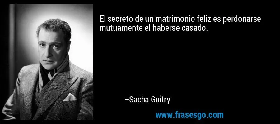 El secreto de un matrimonio feliz es perdonarse mutuamente e ...