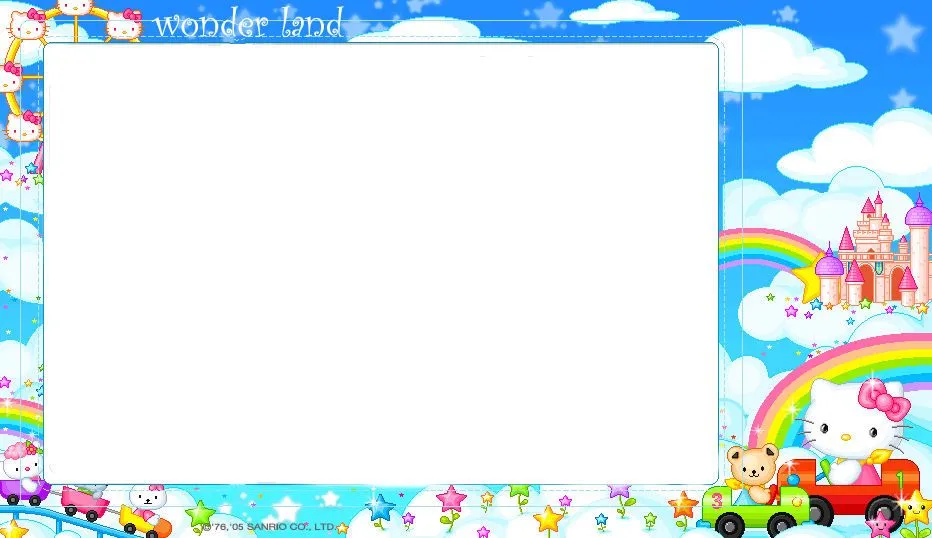LOS SECRETOS DE KITTY: MAS BORDES A COLOR DE KITTY LOS SECRETOS DE KITTY: MAS BORDES A COLOR DE KITTY