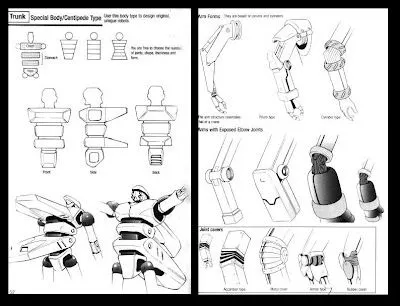 CON SECUENCIA GRAFICA: TUTORIAL COMO DIBUJAR MANGA : ROBOTS GIGANTES